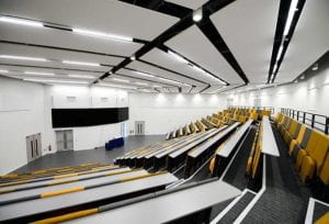 Lecture room in Isaac Newton building at University of Lincoln